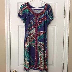 ECI NEW YORK Bright Sequined Dress